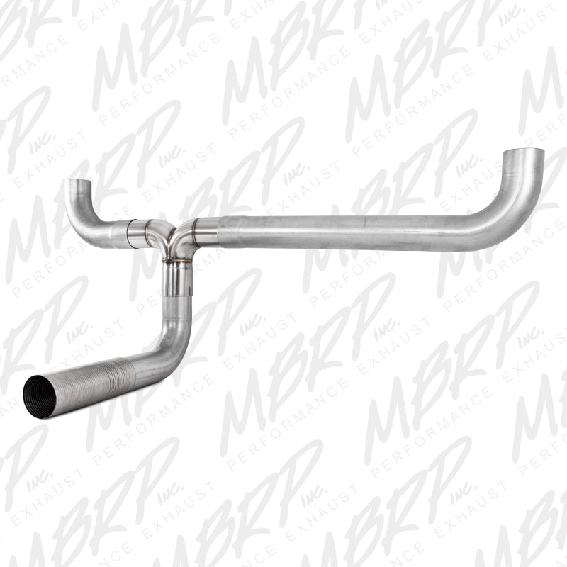 MBRP Universal Full Size Pickup T Pipe Kit AL – High Flow Exhaust System for Improved Performance