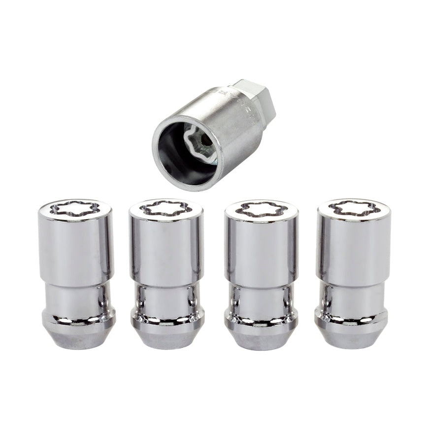 McGard Chrome Cone Seat Wheel Lock Nut Set (4 Pieces) – Part Number mcg24198