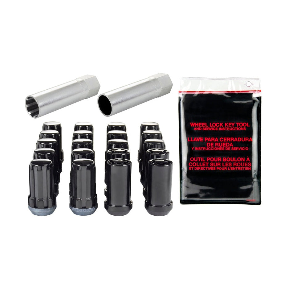McGard SplineDrive Tuner 5-Lug Wheel Installation Kit with Locks and Tool for Dodge Vehicles - M14 x 1.5 Thread, Black Finish