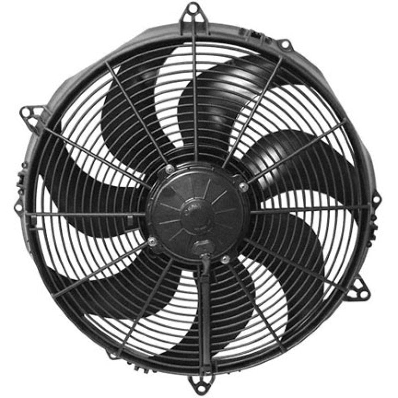 SPAL 1918 CFM 16-inch High Performance Automotive Fan - Pull/Paddle (Part Number VA33-AP71/LL-65A)