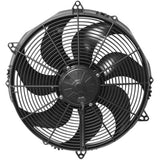 SPAL 1918 CFM 16-inch High Performance Automotive Fan - Pull/Paddle (Part Number VA33-AP71/LL-65A)