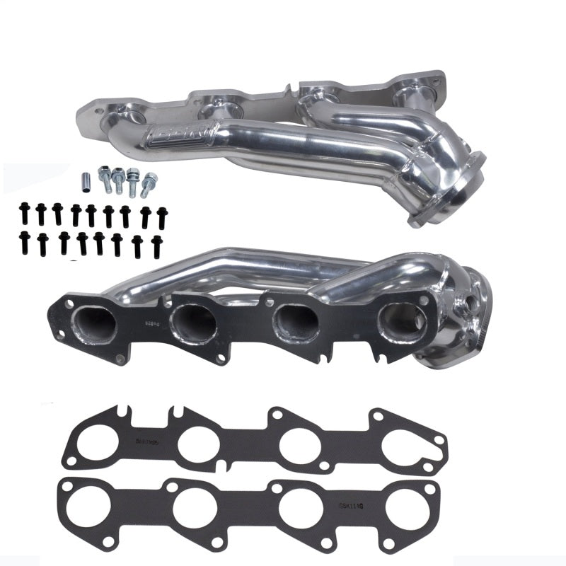 BBK 09-20 Dodge Challenger & Charger Hemi 5.7L Shorty Tuned Length Exhaust Headers – Silver Ceramic Coated, 1-3/4 inch Mandrel Bent Tubing