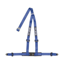 Load image into Gallery viewer, Sparco 2-Inch Blue 3-Point Bolt-In Racing Seat Belt, Model SPA04608BV1AZ