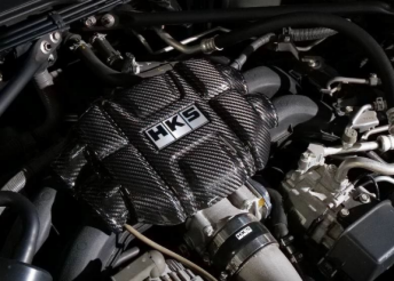 HKS Dry Carbon Engine Cover for Toyota 86 and Subaru BRZ (2013-2021) - Part Number HKS70026-AT013