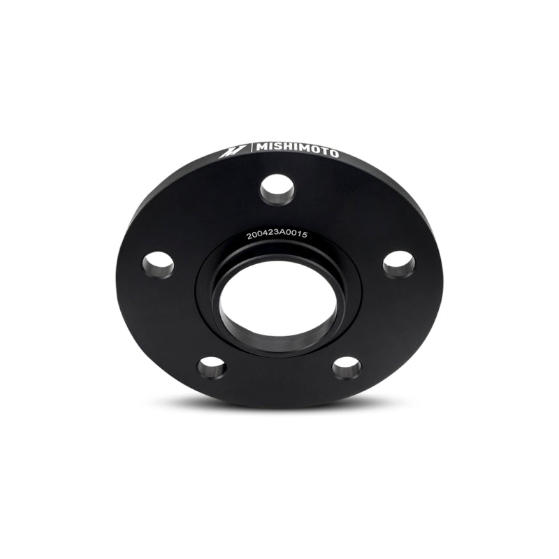 Mishimoto 10mm Hub-Centric Wheel Spacers, 5x120 Bolt Pattern, 64.1mm Center Bore, M14x1.5 - MMWS-013-100BK