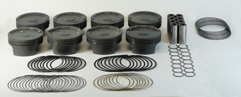 Mahle MS Piston Set for GM LS 408ci with 4.030 inch Bore and 4 inch Stroke - Part Number MHL930224630