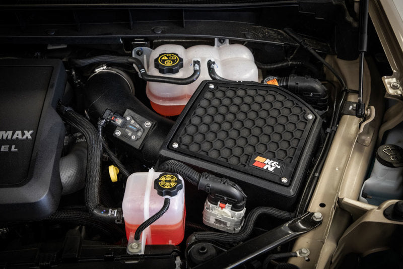 K&N 63 Series AirCharger Performance Intake for 2020-2021 Chevrolet Silverado 1500 and GMC Sierra 1500 with Part Number KNN63-3118
