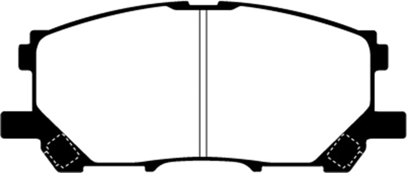 EBC Greenstuff 04-07 Lexus RX330 Front Brake Pads * Heavy Duty Offroad Performance