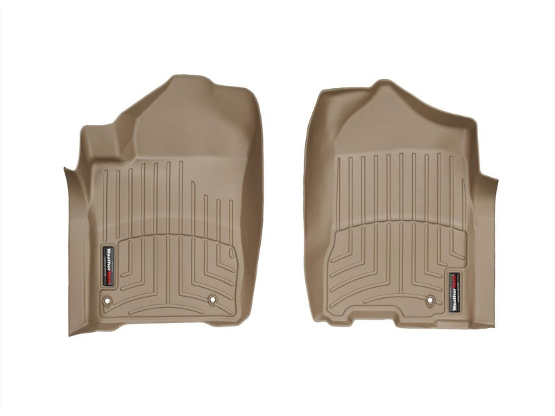 WeatherTech DigitalFit Front FloorLiner for Nissan Titan & Armada * Tan, Part Number wet452091