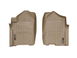 WeatherTech DigitalFit Front FloorLiner for Nissan Titan & Armada * Tan, Part Number wet452091