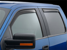 Load image into Gallery viewer, WeatherTech 82697IM Side Window Deflectors for Ford F-150 Super Cab, Front and Rear, Dark Smoke