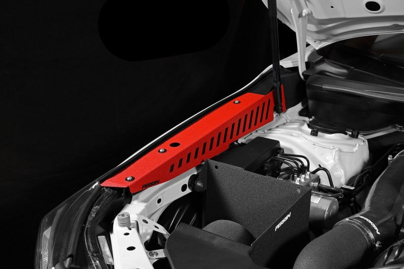Perrin Performance Red Fender Shroud Set for 2022-2025 Subaru WRX - Part PSP-ENG-551RD
