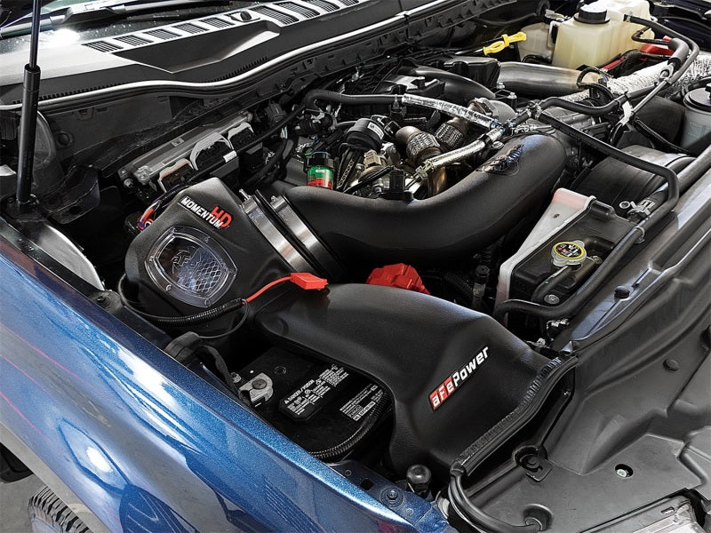 aFe Momentum HD Pro 10R Cold Air Intake System for 2017 Ford F-250 and F-350 Diesel Trucks V8-6.7L