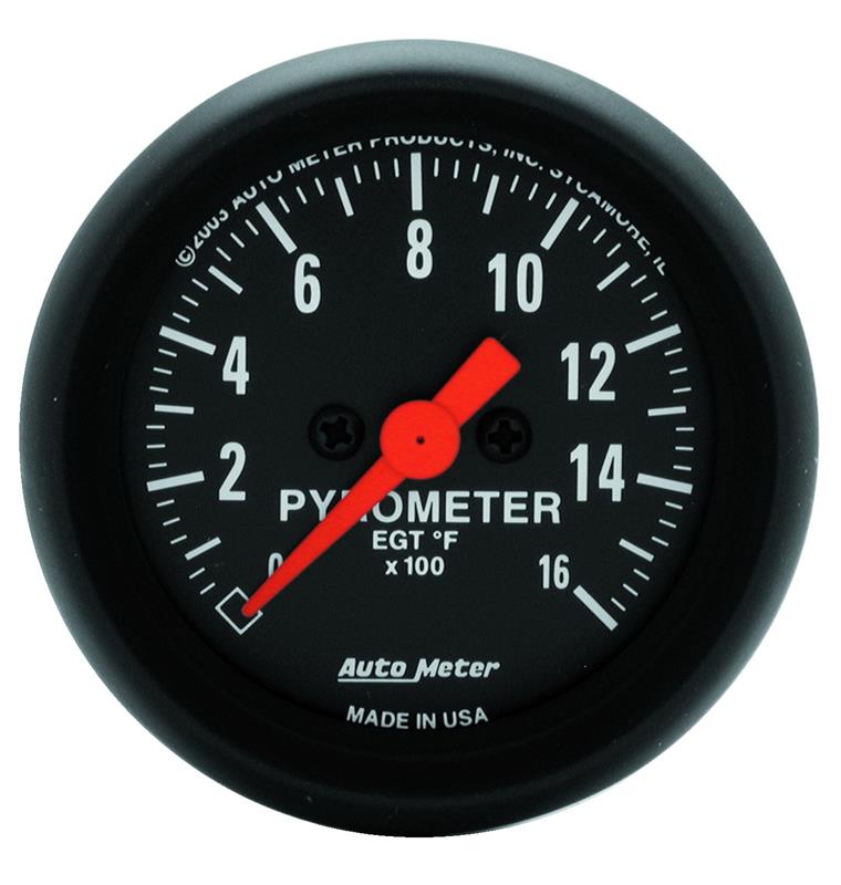 AutoMeter Z-Series 52mm Digital Exhaust Gas Temperature Gauge Part #ATM2654
