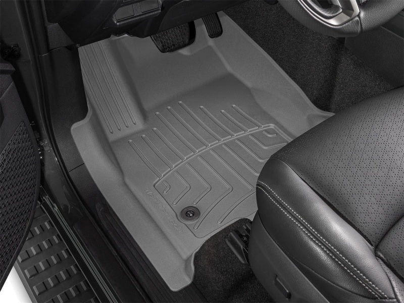 WeatherTech FloorLiner HP Front Floor Mats, Gray, for 2025-2026 Toyota 4Runner — Part Number wet4619191IM