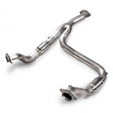 Stainless Works 2011-14 Ford F-150 3.5L EcoBoost 3-Inch Downpipe with Catted Lead Pipes and Y-Pipe