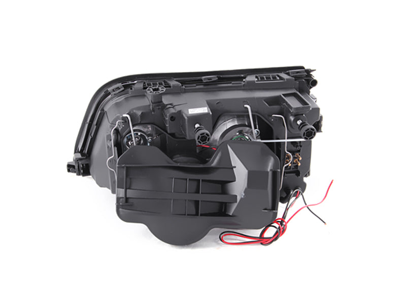 ANZO 1994-2000 Mercedes-Benz C-Class W202 Crystal Headlights with Clear Lens and Chrome Housing