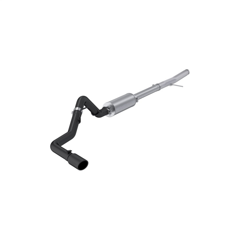 MBRP 2024-2026 Ford Ranger Armor BLK Series 3-Inch Black-Coated Aluminized Steel Cat Back Exhaust System