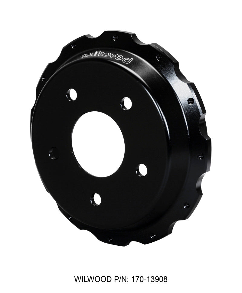 Wilwood Aluminum Park Brake Hat with 1.32 Inch Offset for 12-Inch Rotors - Part #wil170-13908