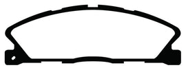 EBC DP43019R Yellowstuff Front Brake Pads for 2013–2016 Ford Taurus SHO and Lincoln MKT