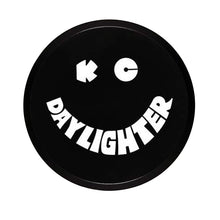 Load image into Gallery viewer, KC HiLiTES 6 inch Black Plastic Light Cover with White Daylighter Logo for KC Daylighter, SlimLites, and HIDs