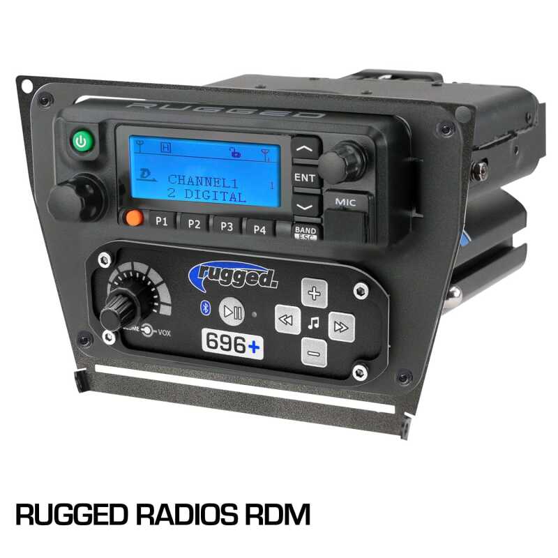 Rugged Radios Polaris RZR PRO XP and Turbo R Dash Mount Rugged GMR25