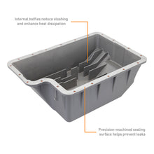 Load image into Gallery viewer, Mishimoto Aluminum Transmission Pan for 1989-2010 Ford Powerstroke 7.3L, 6.0L, 6.4L - Cast Aluminum, Gunmetal Gray