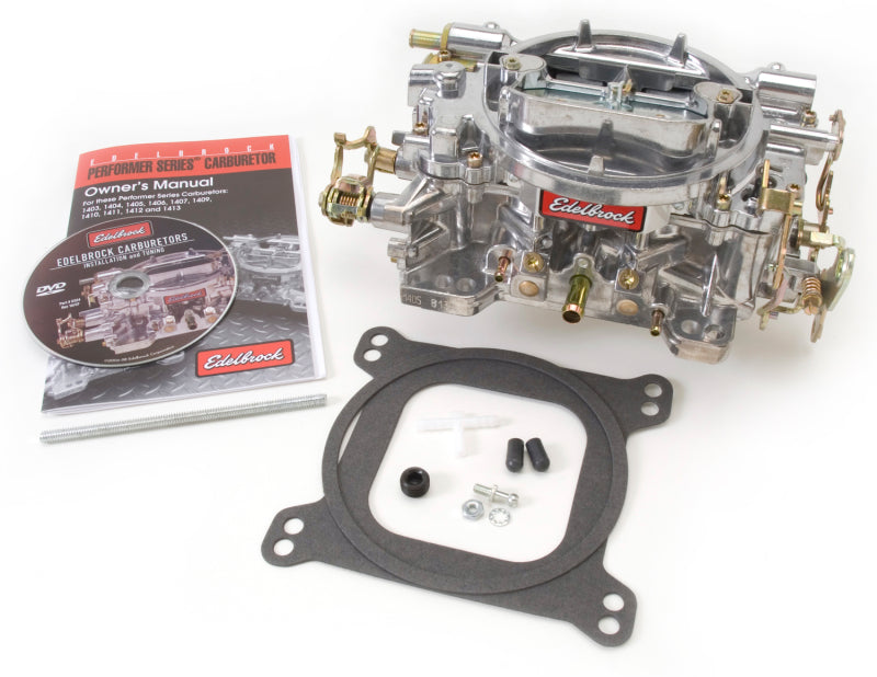 Edelbrock Performer Series 600 CFM Manual Choke Carburetor for Pontiac and Chevrolet Models