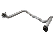 Load image into Gallery viewer, aFe Power Twisted Steel Y-Pipe for 2012-2018 Jeep Wrangler V6 3.6L - 2.5 Inch Stainless Steel Mandrel-Bent Exhaust Connection