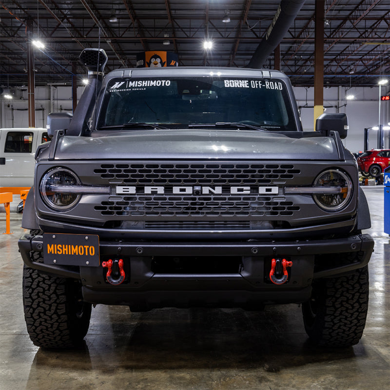 Mishimoto 2021+ Ford Bronco Modular Bumper License Plate Relocation Kit