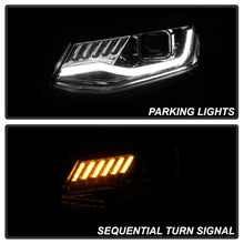Load image into Gallery viewer, Spyder Chevy Camaro 2016-2018 Projector Headlights with Chrome Finish and Sequential Turn Signal * OEM-Quality Replacement