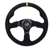 Load image into Gallery viewer, NRG Reinforced 320mm Alcantara Steering Wheel with Black Stitching - Model nrgRST-012SA