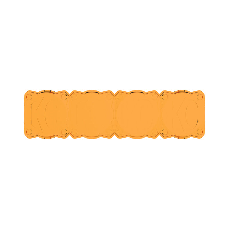 KC HiLiTES FLEX ERA LED Light Bar 10-inch Amber Light Shield (Part Number: KCL5333)