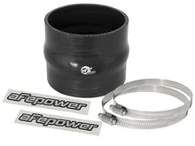 Load image into Gallery viewer, aFe Magnum FORCE Silicone Replacement Coupling Kit 3.5 inch ID x 3 inch Length Straight Coupler with Hump