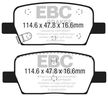 Load image into Gallery viewer, EBC Greenstuff 6000 Series Rear Brake Pads for Chevrolet Traverse 2018+