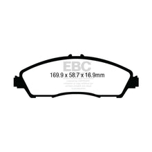 Load image into Gallery viewer, EBC 14+ Greenstuff Front Brake Disc Pads for Acura MDX 2014-2018