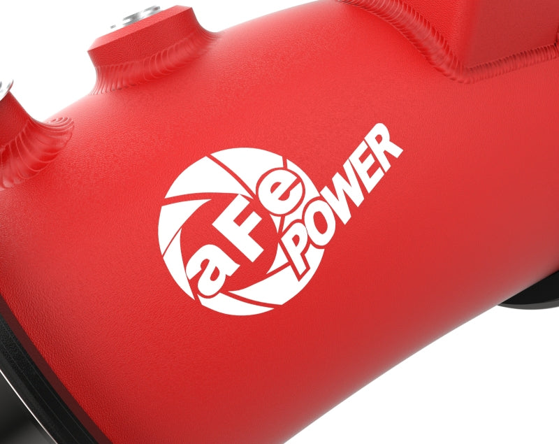 aFe BladeRunner 22-23 Kia Stinger L4-2.5L Aluminum Hot and Cold Charge Pipe Kit - Red