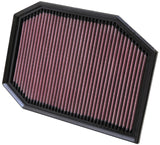 K&N Engineering 33-2970 High-Flow Drop-In Air Filter for 2011 BMW 528i 3.0L L6