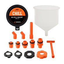 Load image into Gallery viewer, Mishimoto No-Spill Coolant Funnel Kit 15-Piece Set for Automotive Fluids