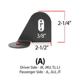 Rugged Radios Jeep B Mount Antenna Mount for Wrangler TJ, LJ, JK, JL, Gladiator JT
