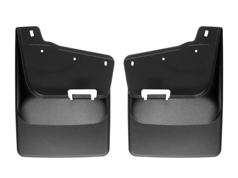 WeatherTech DigitalFit No-Drill MudFlaps for Chevrolet Silverado 2500HD/3500HD, Black