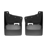 WeatherTech DigitalFit No-Drill MudFlaps for Chevrolet Silverado 2500HD/3500HD, Black