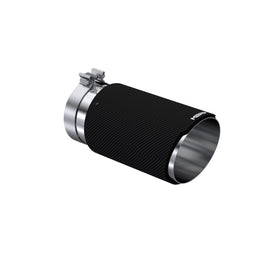 MBRP Universal Carbon Fiber Exhaust Tip 6 inch OD, 5 inch Inlet, 12 inch Length - Angle Cut Design
