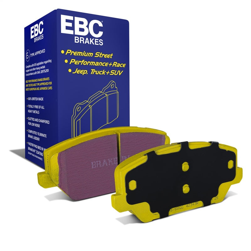 EBC DP42343R Yellowstuff Front Brake Pads for 2019-2026 Hyundai Veloster N, Kona N and Elantra N