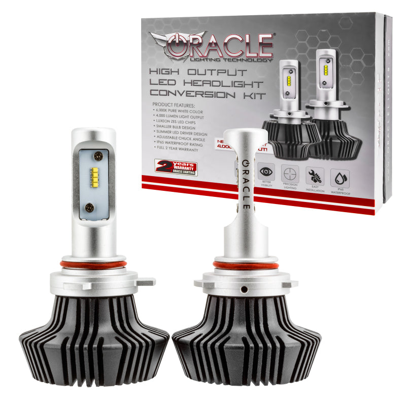 Oracle Lighting 9012 4000 Lumen LED Headlight Bulbs – 6000K Bright White Light