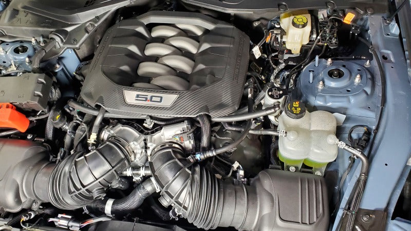 J&L JLT3091P-C Oil Separator 3.0 PCV Side for 2024-2026 Ford Mustang 5.0L, Clear Anodized