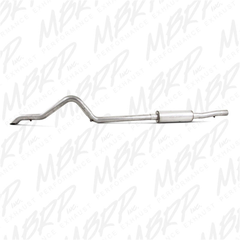 MBRP Armor Lite Series Cat Back Exhaust System for Jeep Wrangler 3.8L V6 (2007-2011)