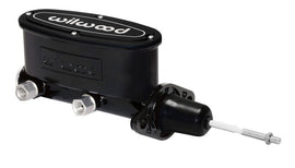 Wilwood High Volume Tandem Master Cylinder - 15/16 inch Bore, Black Finish with Pushrod