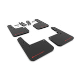 Rally Armor UR Series Mud Flaps for Hyundai Kona (2018-2020) - Durable Urethane Protection with Red Logo