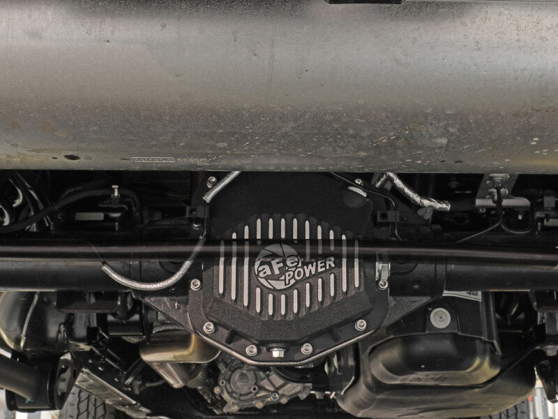 aFe Power 2021-2023 Ford Bronco Rear Differential Cover with Machined Fins - Black Street Series Part #AFE46-71290B